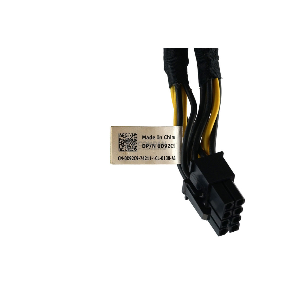 D92C9 DELL POWER CABLE VGA 8 PIN TO DUAL 6 PIN FOR DELL PRECISION
